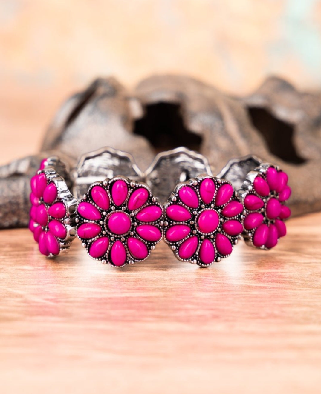 Pink Concho Bracelet