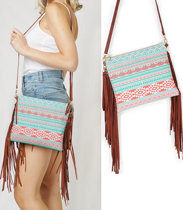 2 in 1 Fringe Crossbody