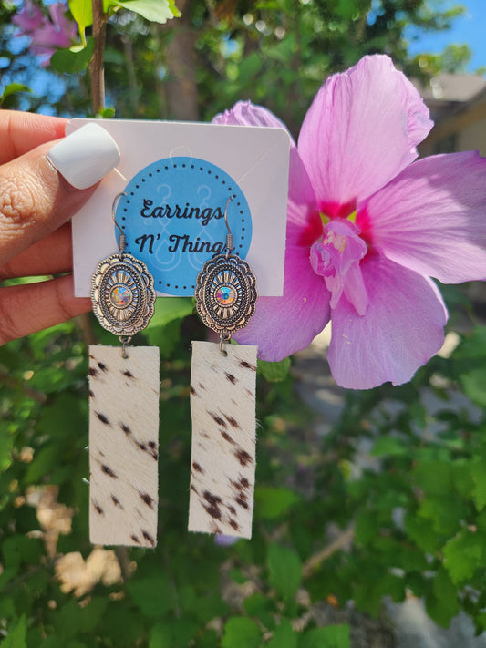 Cowhide Earrings