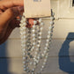 Beaded 60in. Necklace (White)