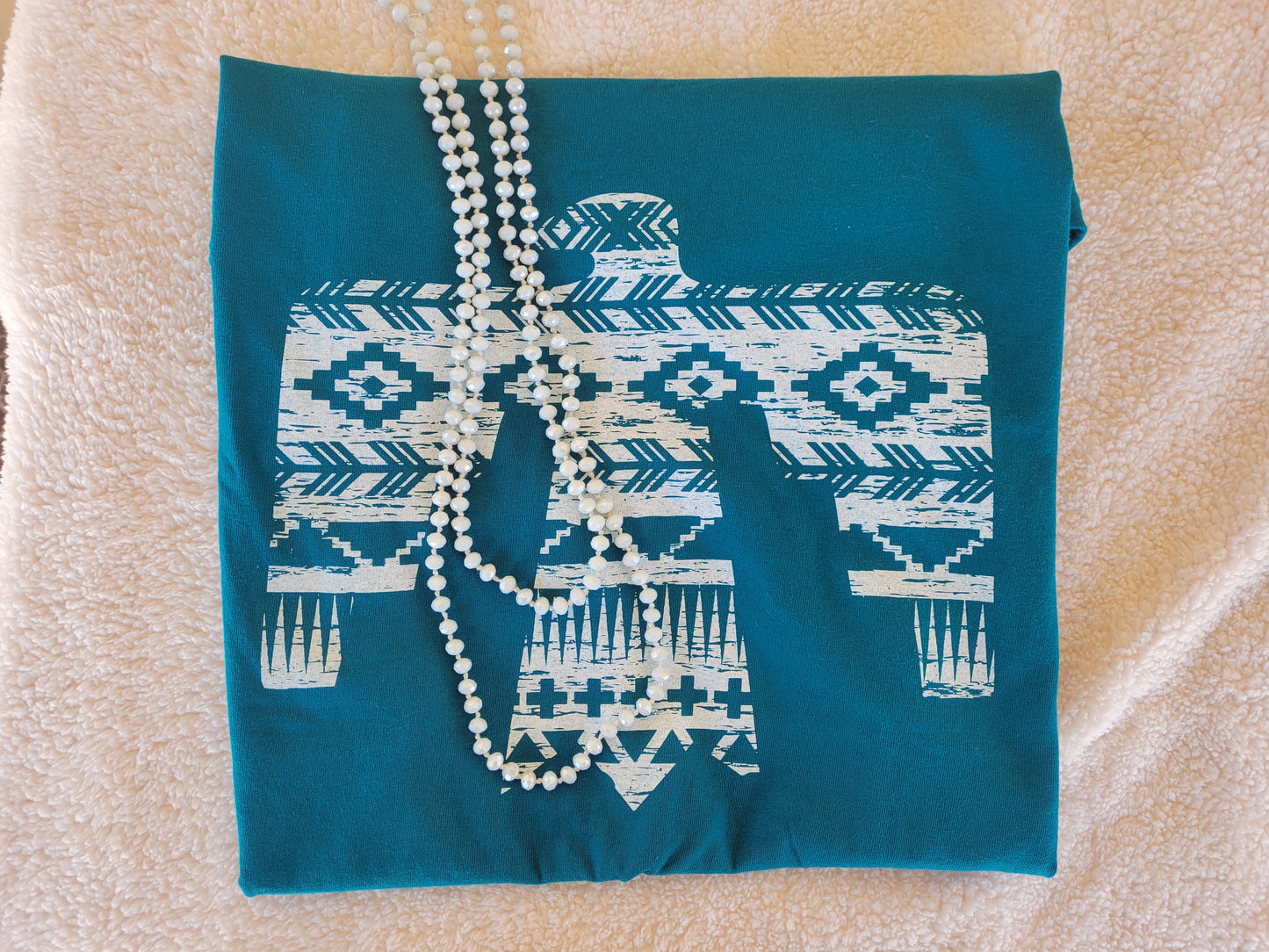White Aztec Thunderbird T-Shirt