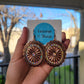 Concho Rhinestone Earrings (Copper)