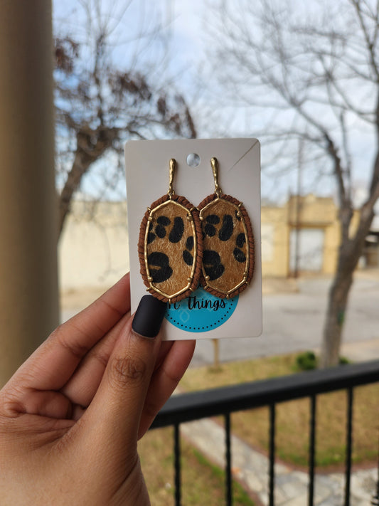 Leopard Earrings